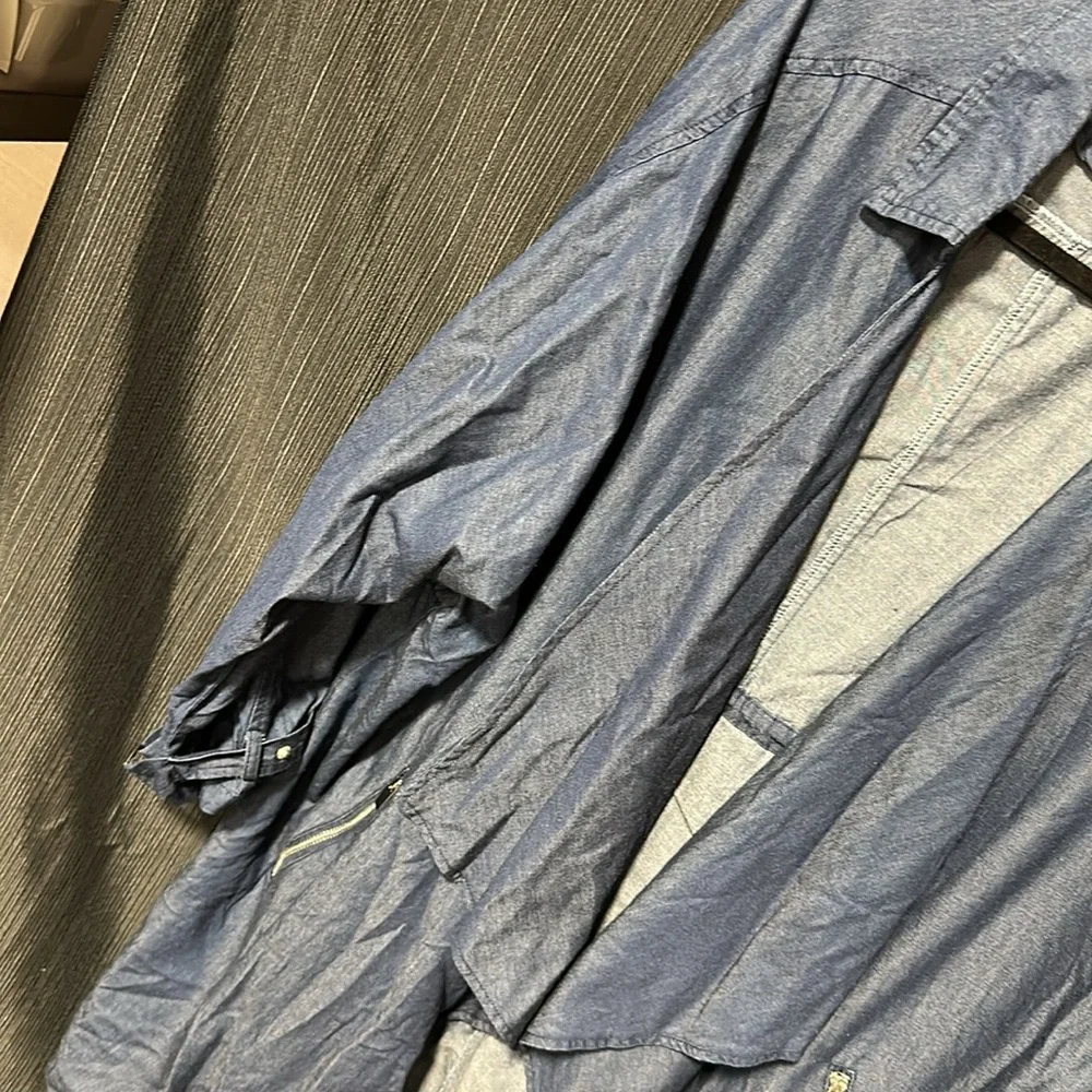 1 Sunset‎ Lane Tops | Chambray Draped Wrap | Color: Blue | Size: Xl../ M-27